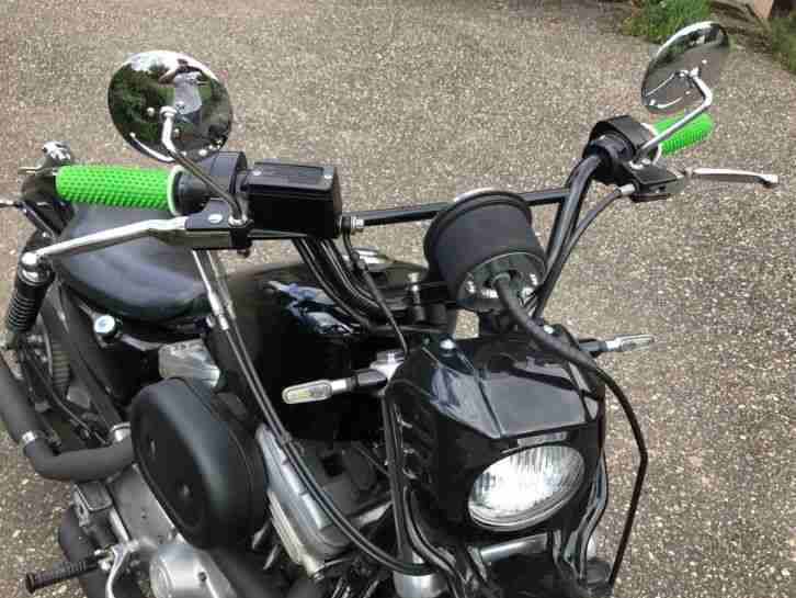 Harley Davidson 883er XLH Sportster im Cross Style TÜV neu Bobber Cafe Racer