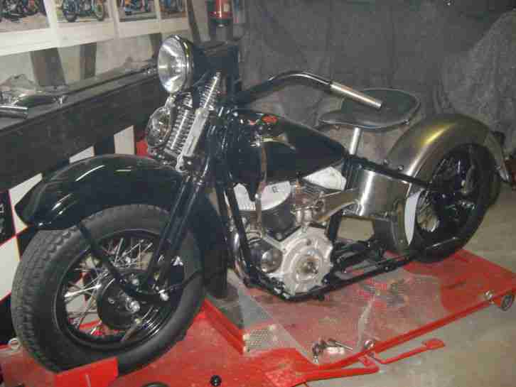 Harley Davidson Big Flathead Modell U EZ 1940