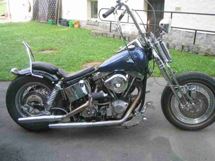 Harley Davidson, Bj.1958 Knickrahmen, Shovelheadmotor, Springergabel