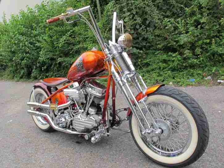 Harley Davidson Bobber FL Panhead 1956,