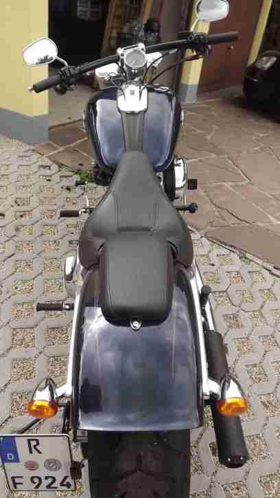 Harley Davidson Break Out m. verstellbarer Penzl Auspuffanlage Deutsches Modell