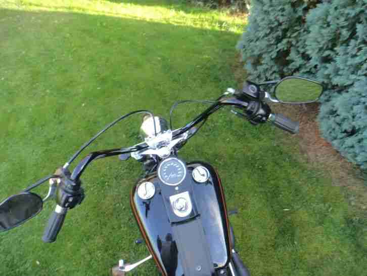 Harley Davidson Chopper EVO Softail Bj. 1998 Supertrap Auspuff