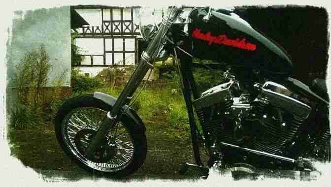 Harley Davidson Chopper Midnight Rambler