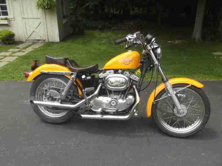 Harley Davidson Classic Original Sportster Bj 1974 Real History Classic Bike!