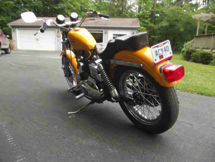 Harley Davidson Classic Original Sportster Bj 1974 Real History Classic Bike!