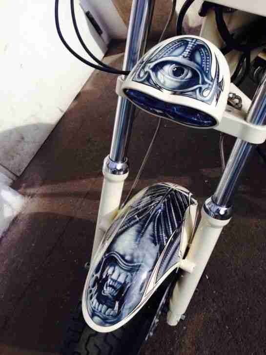Harley Davidson Custom Bike Dragstyle - 250er Hinterrad