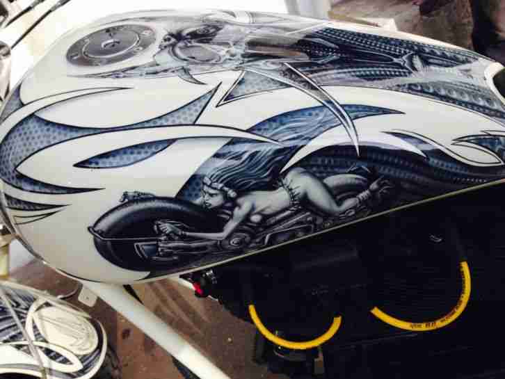 Harley Davidson Custom Bike Dragstyle - 250er Hinterrad