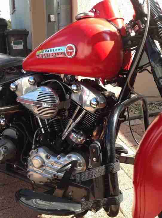 Harley Davidson Custom Bike Knucklehead