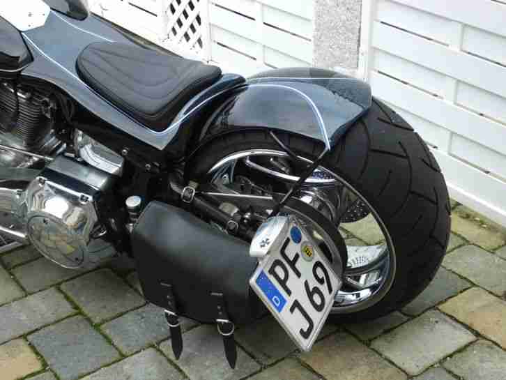 Harley-Davidson Custom-Bike schwarz