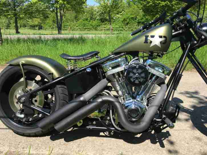 Harley Davidson Custom Bobber S & S EVO motor 200 rear tire