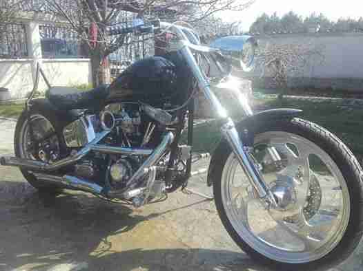 Harley Davidson Custom Bobber S & S EVO motor 200 rear tire