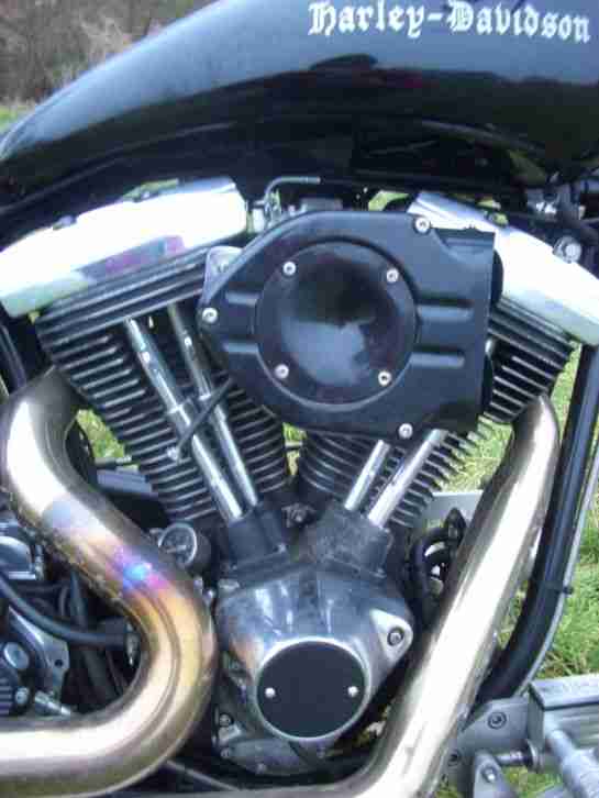 Harley Davidson Custom Eigenbau auf VG-Softail-Rahmen-Basis