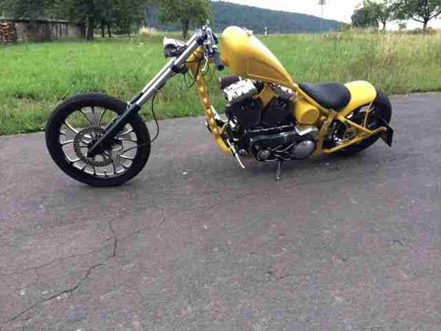 Harley Davidson Custombike Softail Highnecker kein Bobber
