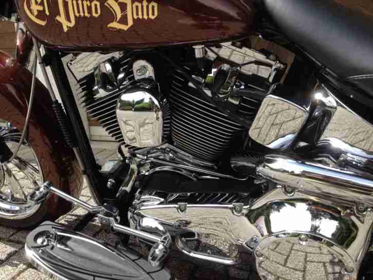 Harley Davidson Custombike im Bagger – California Chicano Style