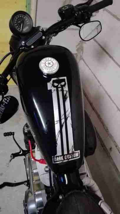 Harley Davidson Dark Custom Sportster 883 Bobber Unikat