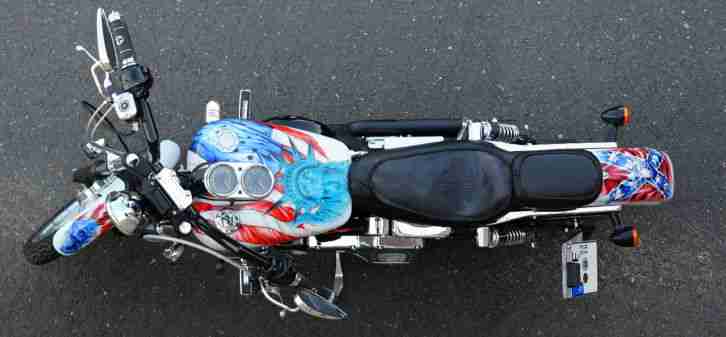 Harley-Davidson Dyna Low Rider, 21", Ledersitz, Airbrush, tiefer, Küryakyn, TOP!