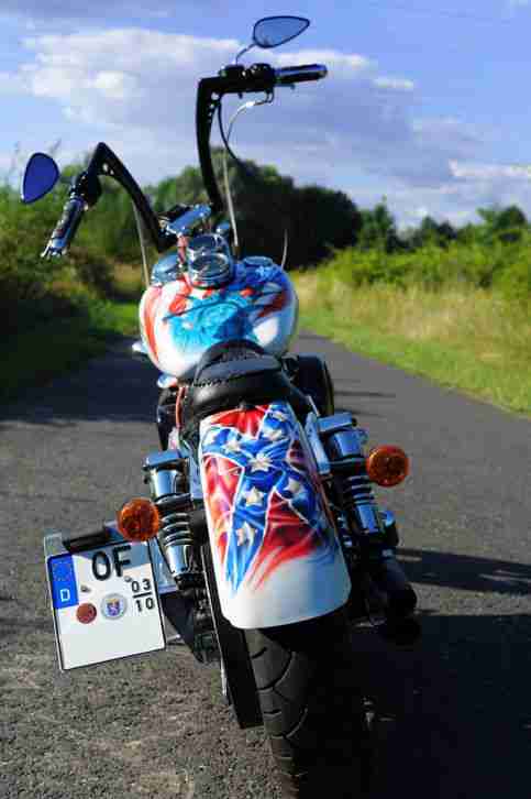 Harley Davidson Dyna Low Rider FXDL Airbrush