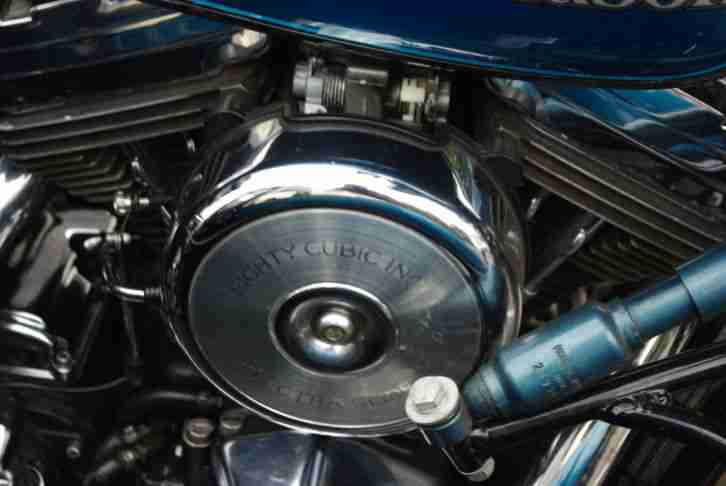 Harley Davidson E Glide Gespann Beiwagen Walter gebremst aus erster Hand
