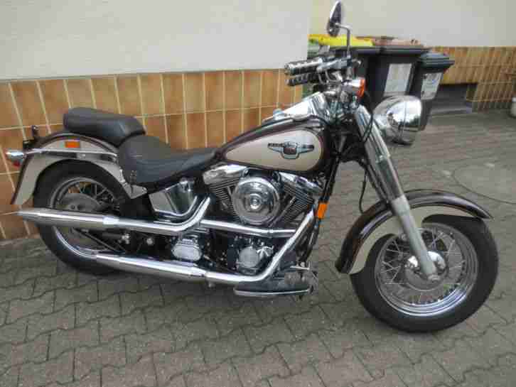 Harley Davidson EVO Heritage Fat Boy Softail Bj 1998 21000 Meilen !!!!!!