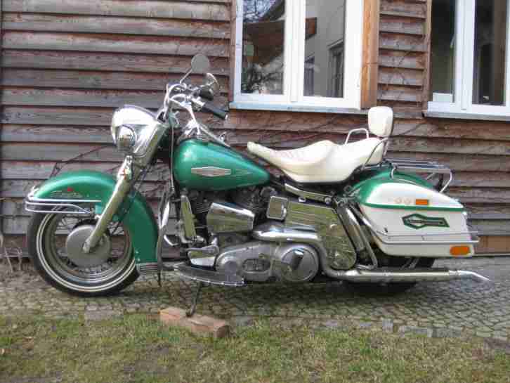 Harley Davidson Early Shovel FLH 1200 BJ 1966 Elektraglide orig.Dresser 2.Hand