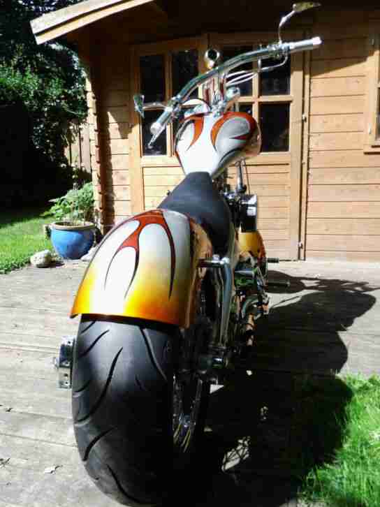 Harley Davidson Evo im twisted Frame Starrahmen ,Einzelstück,Sammler Motorrad