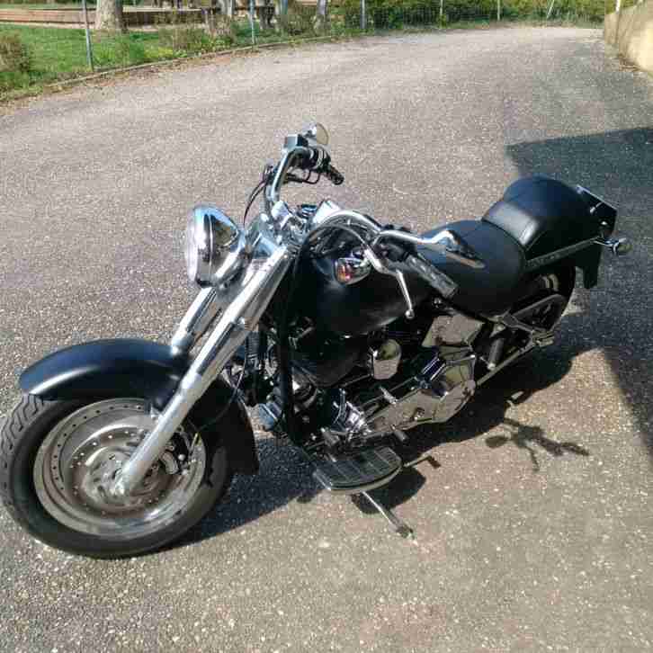 Harley Davidson FAT BOY Modell 2005 EZ 2007 TÜV und KD neu Matt Schwarz