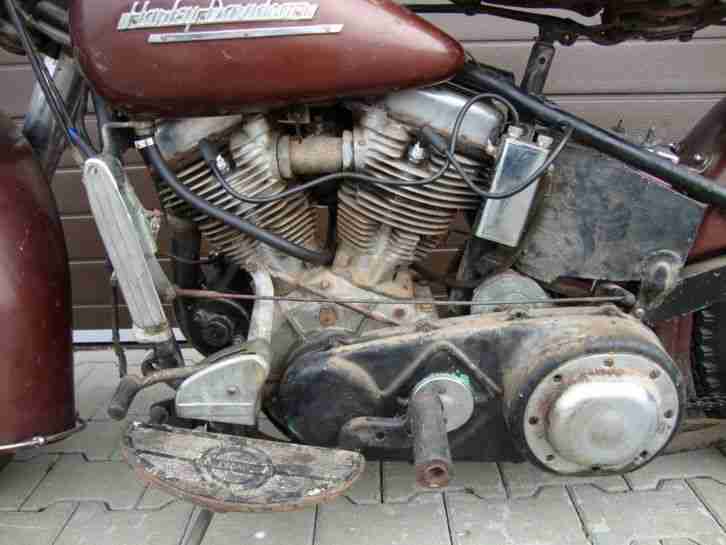 Harley Davidson FL Hydra Glide Panhead 1952 baujahr