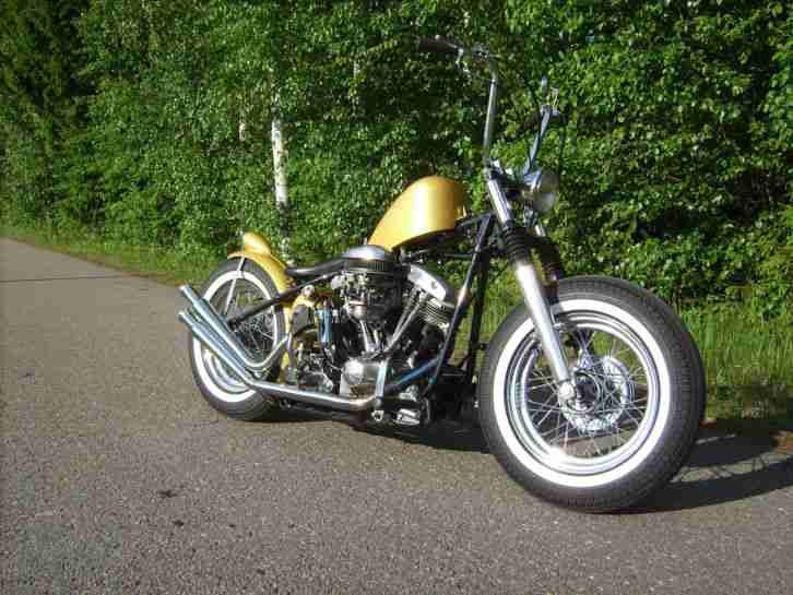 Harley Davidson FLH 1200 1971 bobber chopper custom