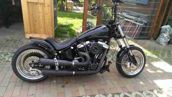 Harley Davidson FLSTC getunter Motor 1700 cm3