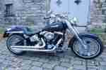 Harley Davidson FLSTF Fat Boy Matt schwarz