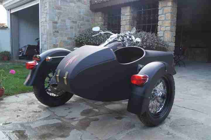 Harley Davidson FLSTF with Sidecar