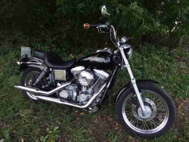 Harley Davidson FXD 98iger Dyna letzte Evo deutsches Modell Old School Projekt