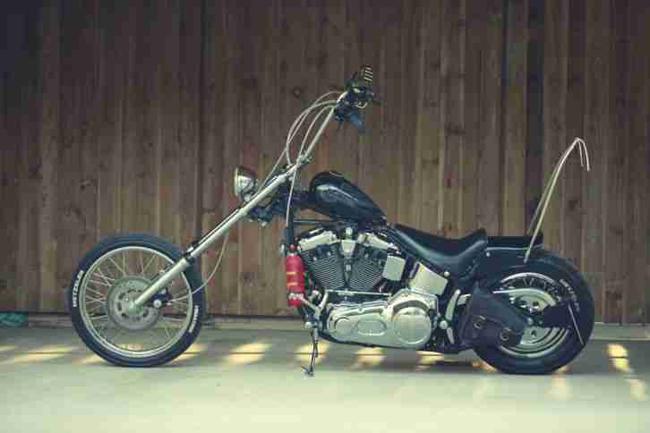 Harley Davidson FXST Softail Chopper Oldshool