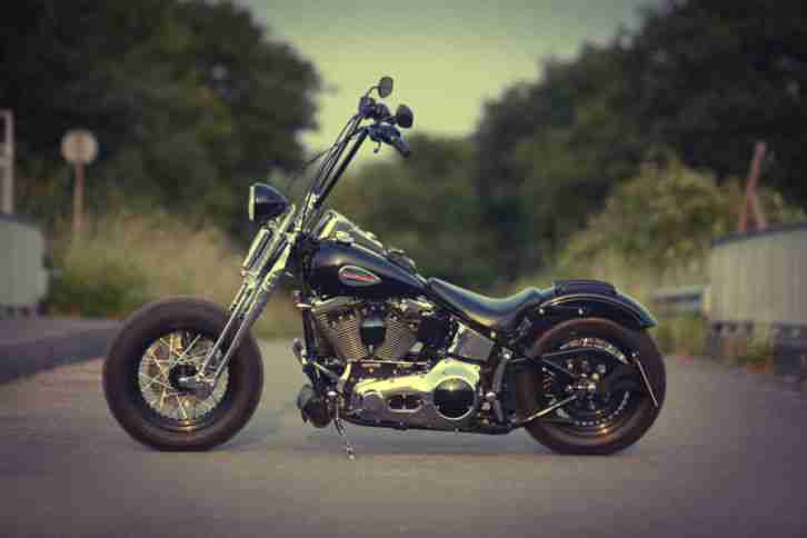 Harley Davidson FXST Softail Springer Bobber EVO mit Dynojet TOP