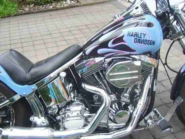 Harley Davidson FXST Softtail Costum EVO Umbau