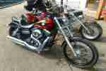 Harley Davidson FXWDG Wide Glide Flames 2011