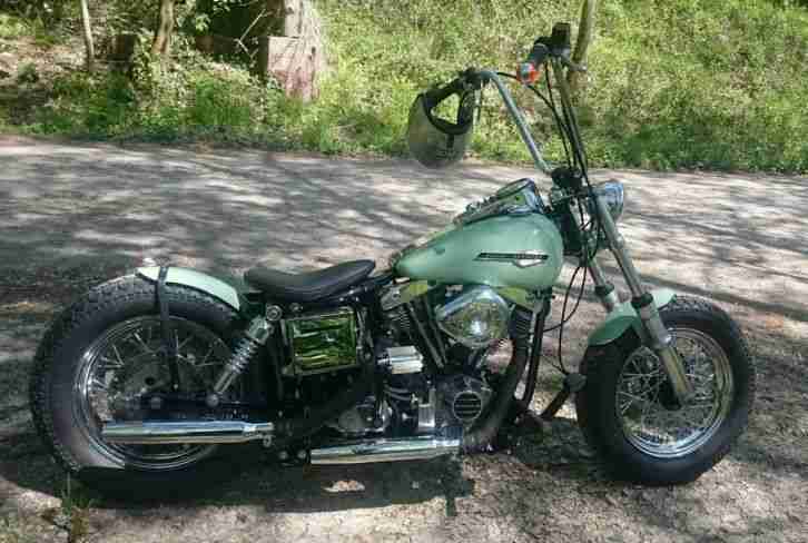 Harley Davidson FXWG Shovelhead Kompletter Neuaufbau 105Phon Oldtimer Zulassung