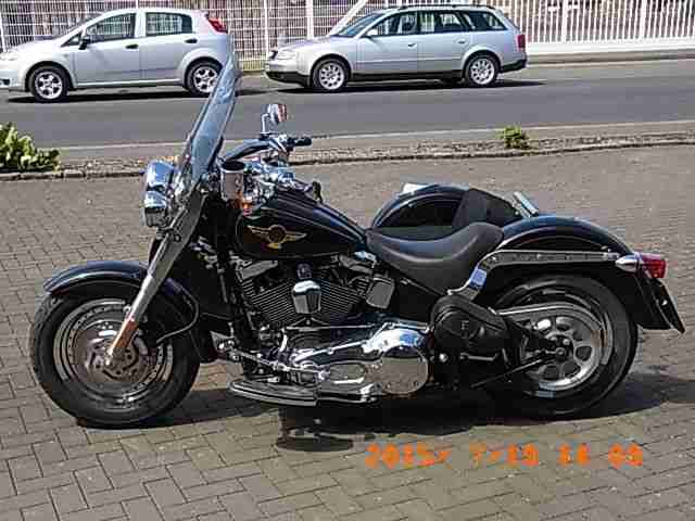 Harley Davidson Fat Boy 15th mit Beiwagen Anniversary Sondermodell 2005