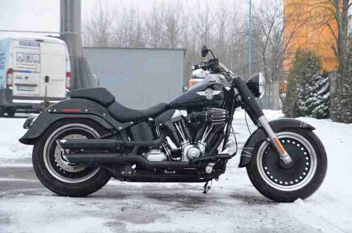 Harley-Davidson Fat Boy LO FLSTFB Softail bj.2013 Vance&Hines Screaming Eagle