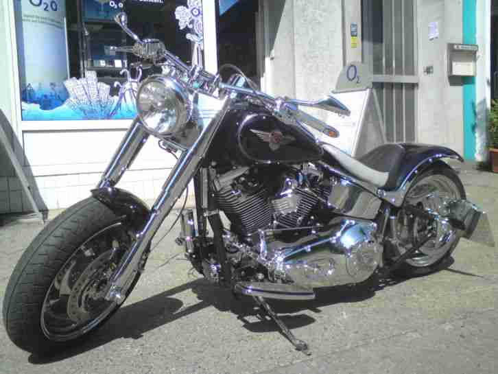 Harley Davidson Fat Boy Twin Cam schwarz Umbau Einzelstück NP 40.000 Euro