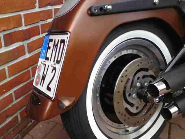 Harley Davidson Fat Boy Umbau old school