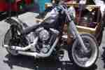 Harley Davidson Fat Boy mit Unfallschaden