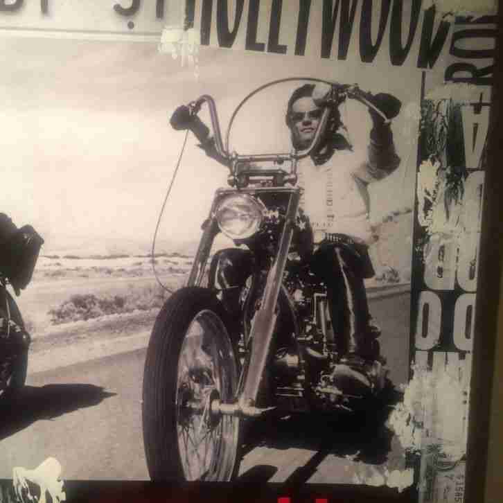 Harley Davidson Gemälde Collage Liebhaberobjekt Gallerie Sammlung St Tropez