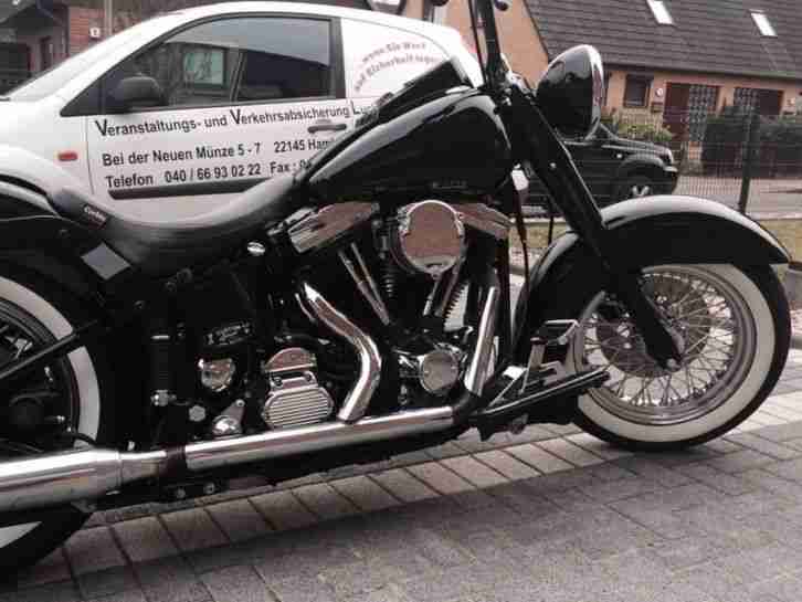 Harley Davidson Heritage Softail Evo Umbau Bobber Old School Custom Defekt