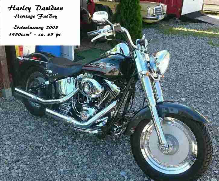Harley-Davidson / Heritage - Softail - FatBoy / Einspritzer Ez 2003 / Topzustand