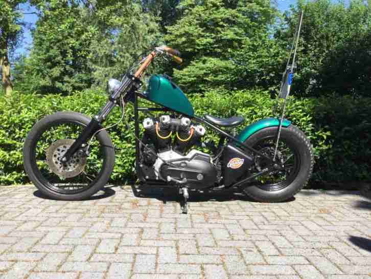 Harley Davidson Ironhead Sportster im Starrahmen mit TÜV, Chopper, Starrrahmen