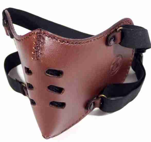Harley Davidson.Leder Maske.Gesichtschutz.Haube.MotorradZubehör.Bike.DAMPF-Punk