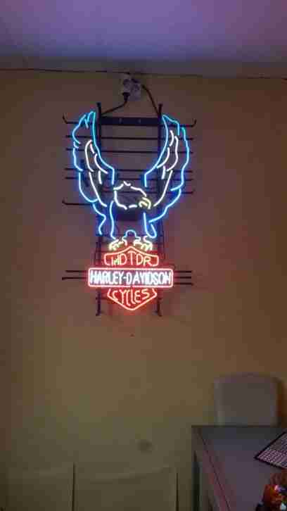 Harley Davidson Leuchtschild