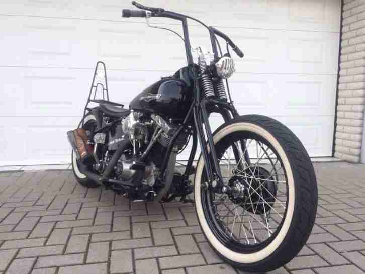 Harley-Davidson Original Shovel in Wisbone Starrahmen