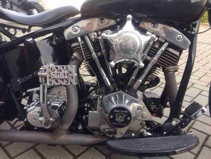 Harley-Davidson Original Shovel in Wisbone Starrahmen